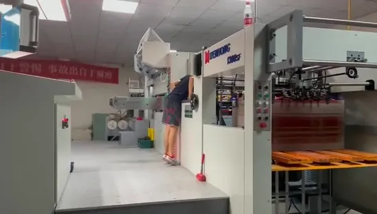 2022 New Product Automatic Hot Foil Stamping and Die Cutting Machine for Book Covers, Trademark Designs, Advertising and Plastic Products