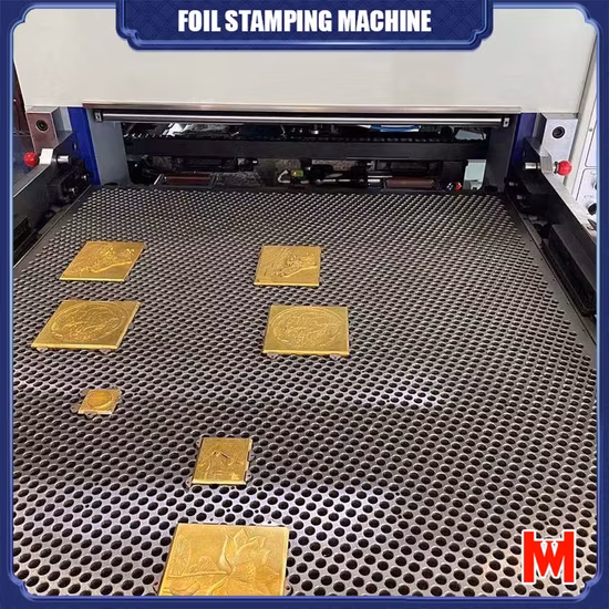 2022 New Product Automatic Hot Foil Stamping and Die Cutting Machine for Book Covers, Trademark Designs, Advertising and Plastic Products