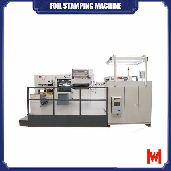 2022 New Product Automatic Hot Foil Stamping and Die Cutting Machine for Book Covers, Trademark Designs, Advertising and Plastic Products