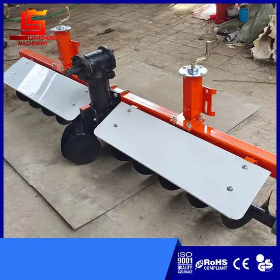 Подготовка сельскохозяйственной машины перед посадкой пшеницы и овощей для выравнивания почвы